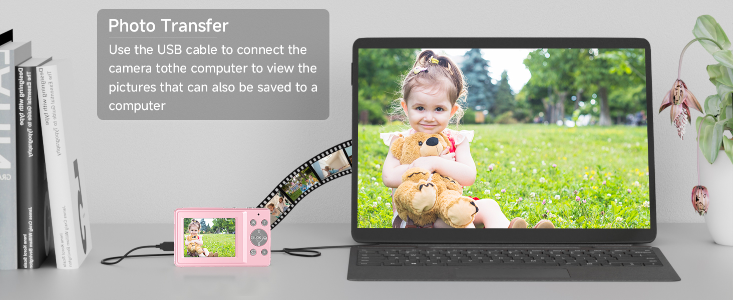 Easily Transfer for Photoes a Digital Camera Gift for Kids