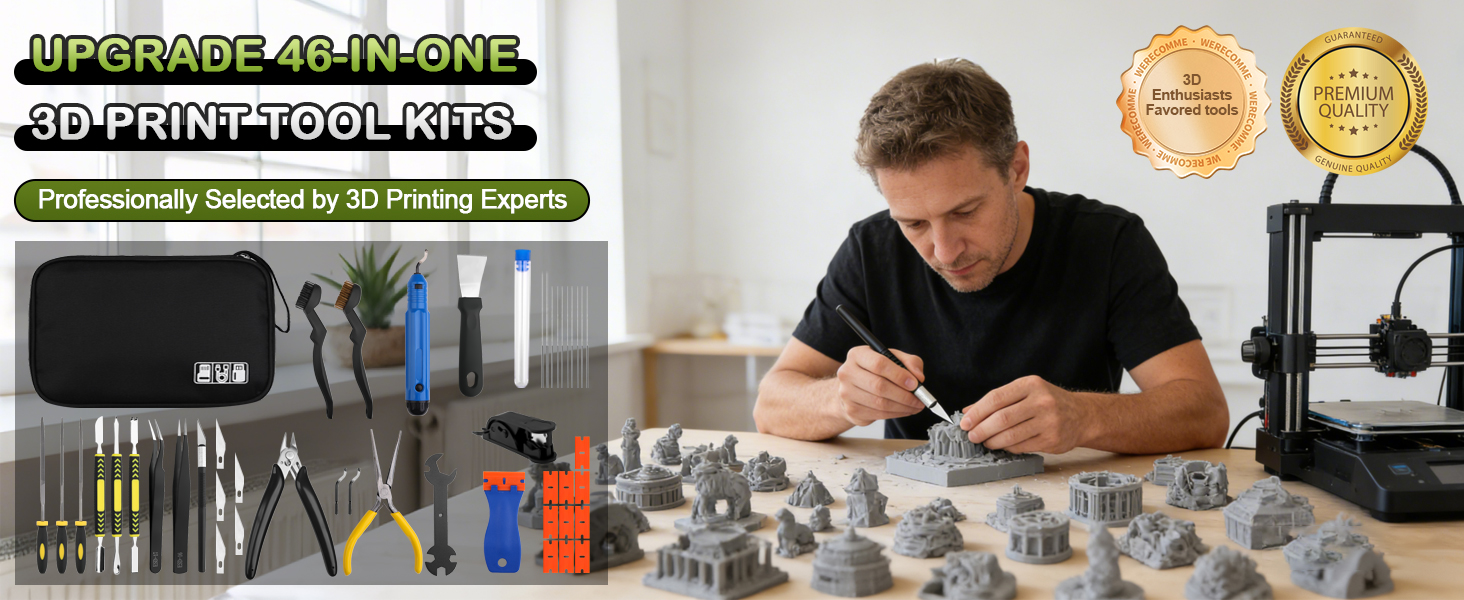 upgrade 46-in-one 3D print tool kits
