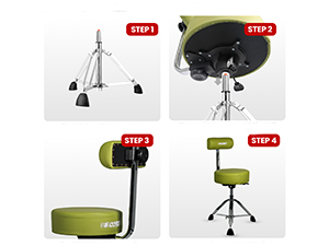 drum throne drum stool drummer seat round stool music chair
