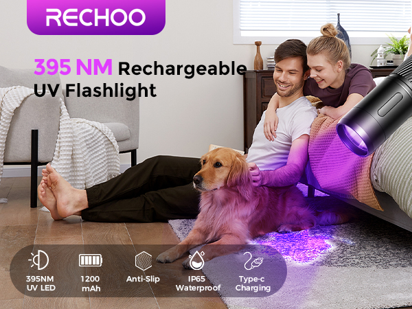 Black Light UV Flashlight