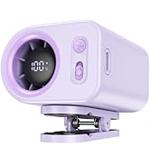 MINISO Clip On Fan Portable, 5-Speed 19500 RPM Strong Airflow Personal Fans for Waist &amp; Skirt, Ha...
