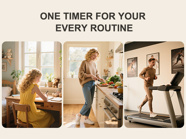 3 timer modes for every routines