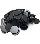 Smartdealspro Set of 100 1 Inch Opaque Plastic Learning Counters Mini Poker Chips Game Tokens wit...