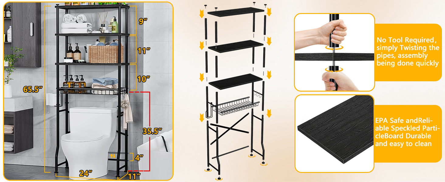 bathroom storage rack shelf