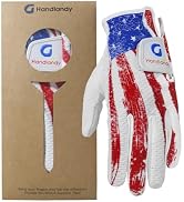 HANDLANDY Youth Golf Glove, Left Hand Kids Golf Gloves for Junior Toddler Boys Girls