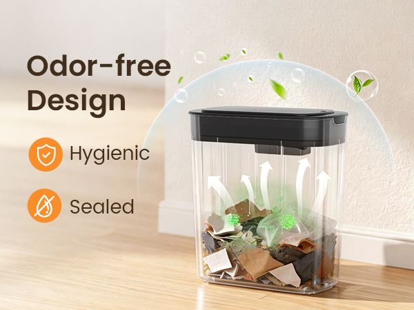 Automatic Motion Sensor Bathroom Trash Can with Lid