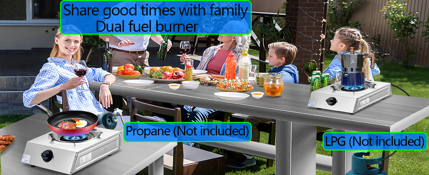 Propane camping stove