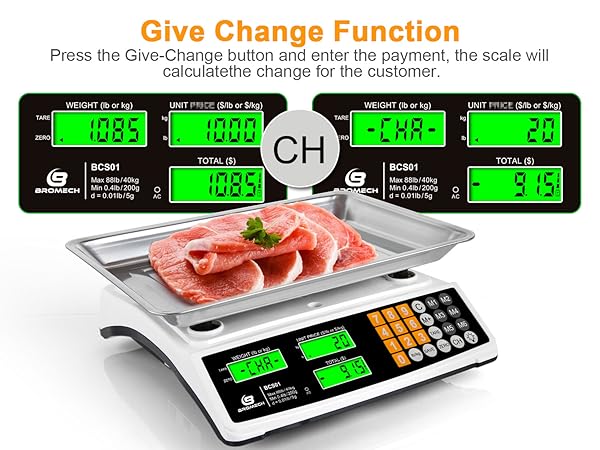 Commercial food scale
