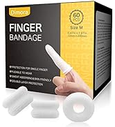 Dimora Finger Cots, 60Pcs Finger Protectors for Finger Tips, Breathable Finger Bandages for Wound...