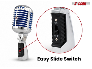 RTRO MIC CH BLU
