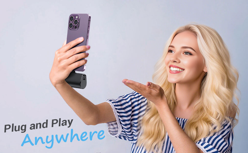 Mini Portable Charger with 5500mAh Capacity for Hiking Accessories and Airport Essentials