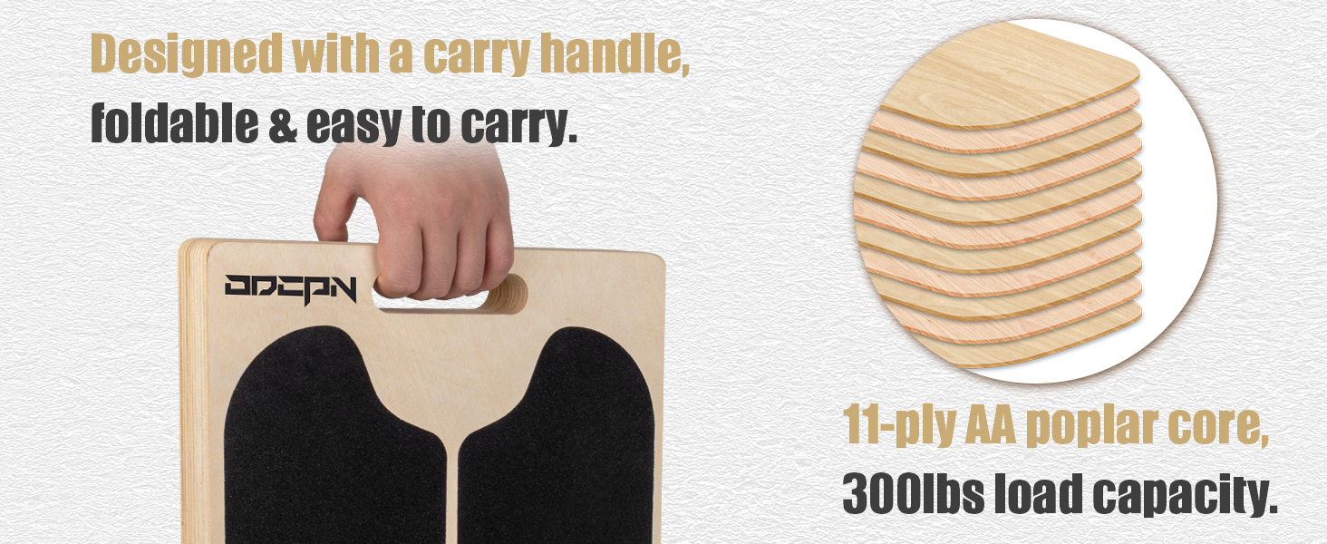 wooden slant board