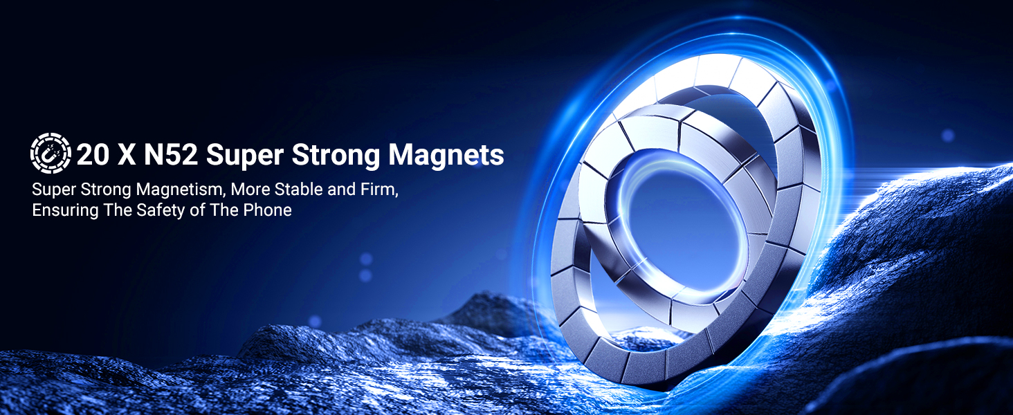 Magnetic Wireless Cup Charging Holder