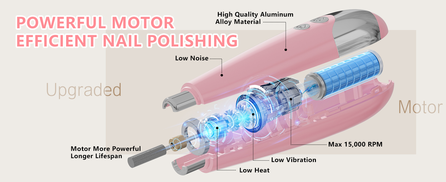 Nail Dust Collector Electric Nail Drill Kit