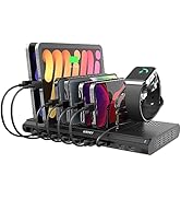 Unitek iPad Charging Station for Multiple Devices, 120W USB Charger Station Organizer with QC 3.0...