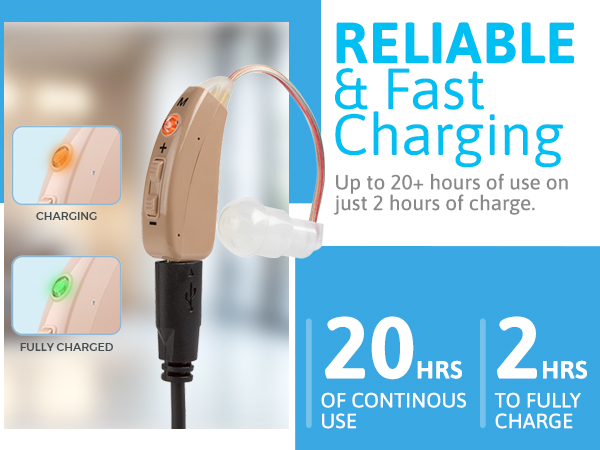 rechargeable hearing amplifiers