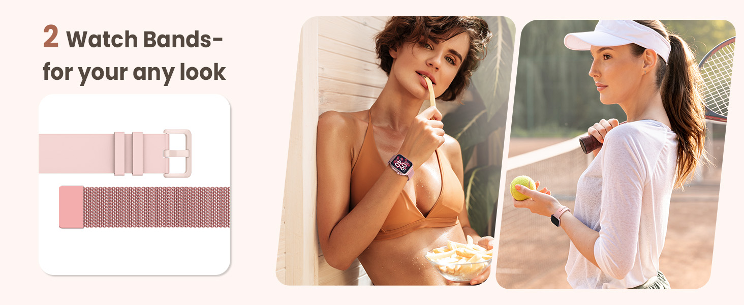 2 Watch Bands for Your Beautiful Smart Watch