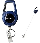 Yojaro Retractable Keychain Heavy Duty, Multitool Carabiner Badge Holder, Keychain Clip Id Holder...