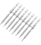 FEITA Mini Pencil Soldering Iron Tips Replacement for Pinecil Micro Soldering Iron, PTS200/TS100 ...