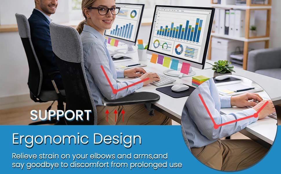 Arm rest for desk 01