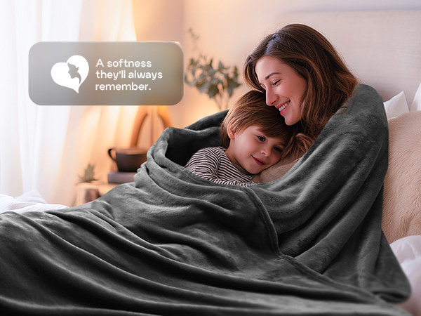 grey fleece blanket