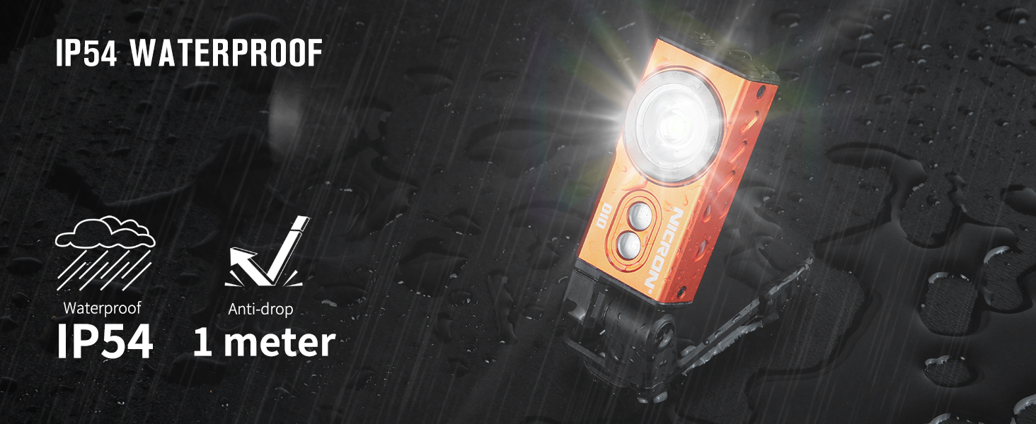 IP54 waterproof rating, it is not afraid of harsh weather and can be used normally in the rain.