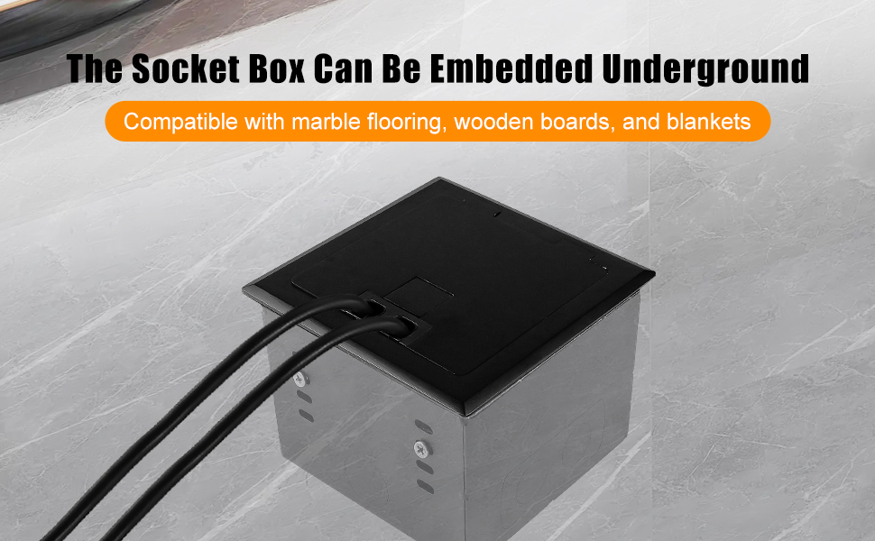 Recessed Flat Hidden Socket Kit 