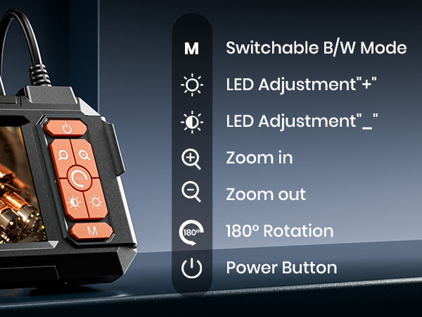 Borescope Camera with Light