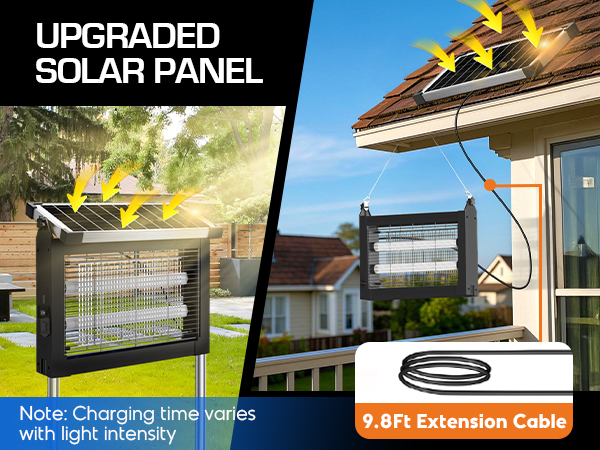 solar powered bug zapper