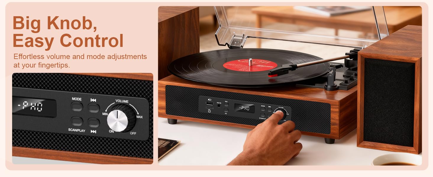 vinyl record player