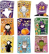 OHOME Halloween Stickers for Kids - Halloween Party Favors - DIY Halloween Crafts Stickers - Hall...