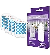 5 Pack Refills for Flying Insect Trap, Plug-in Bug Catcher Indoor Refills, Indoor Fly Trap for Mo...