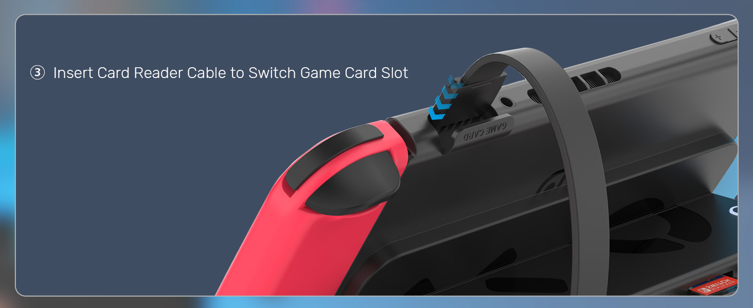 Switch Dock Station with Game Card Reader