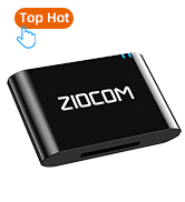 Compact black electronic device with 'ZIOCOM' branding. Orange 'Top Hot' label in corner suggests popular or featured product.