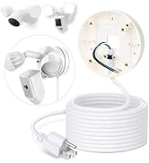 30ft/9M Power Cable with Adapter and Plug-in Mount Compatible with Blink Floodlight Cam, WYZE Flo...