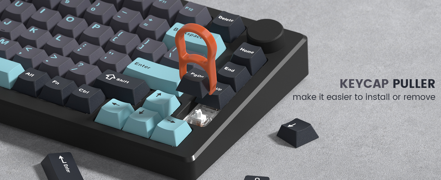 womier double shot pbt keycaps 138 keys dark blue keycap set cherry profile keyboard key caps