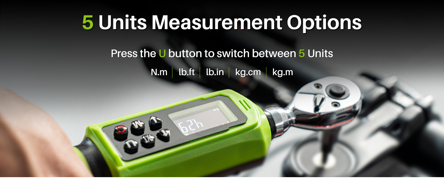 5 Units of the Digital Torque Wrench