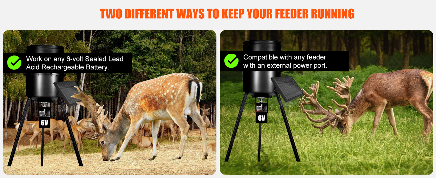 deer feeder solar panel