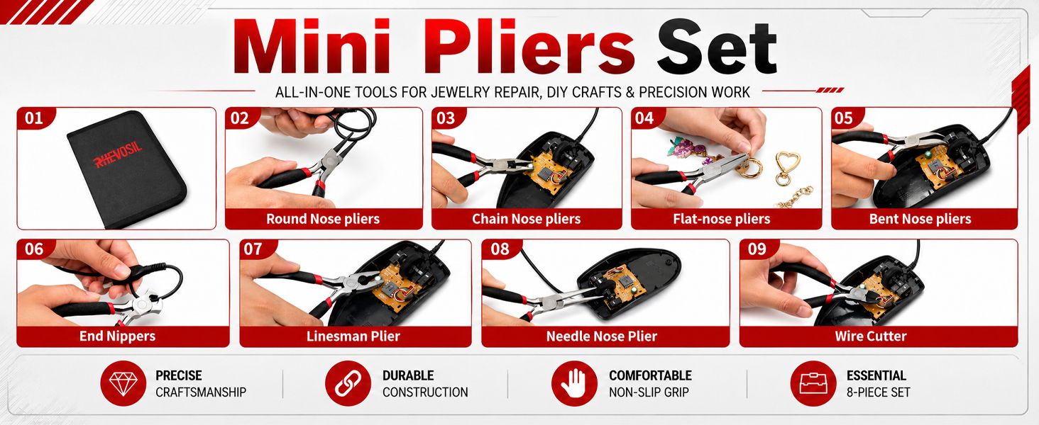 Mini Pliers Set