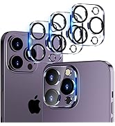 CloudValley Camera Lens Protector Designed for iPhone 14 Pro Max 6.7”/14 Pro 6.1”, [3 Pack] HD Te...