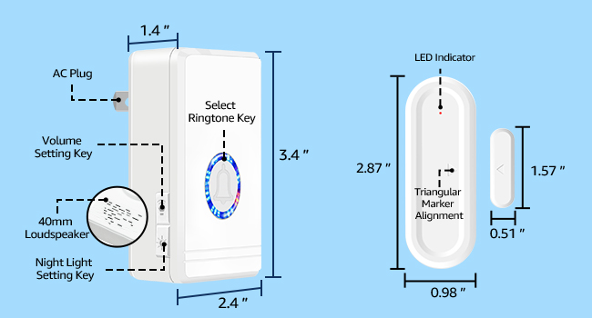 door sensor door chime door alarms fridge door alarm for home door sensor alarm ring mailbox sensor