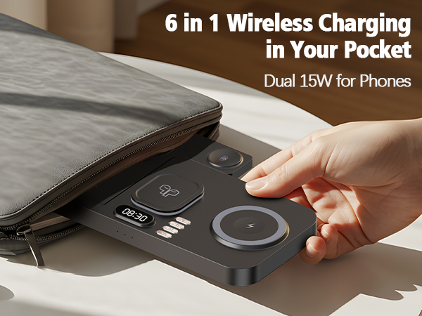 2 phone wireless charging station