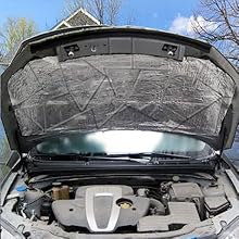 Hood absorption sound mats isolate noise and vibration