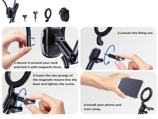 pov phone holder neck