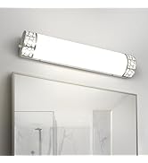 ASD 24 Inch LED Bathroom Vanity Light, 5CCT 2700K-5000K 25W, Dimmable Bathroom Light Fixtures, Mo...