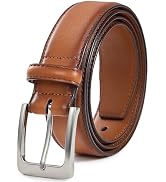 VATAN Men's Genuine Leather Dress Belts, Handmade Classic Every Day Leather Jeans Belt for Men Wo...
