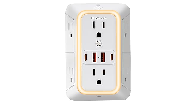 usb outlet chargers for multiple devices wall plug extender