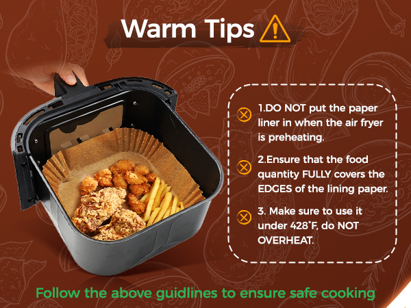 air fryer liners
