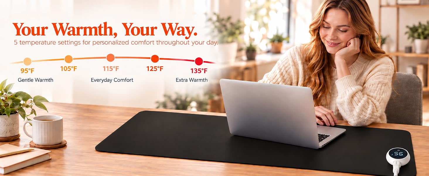 heated mouse pad