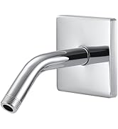 Nuodan Shower Arm with 3.5" Flange, 6 Inch Wall Mount Replacement Shower Head Arm For Fixed Showe...
